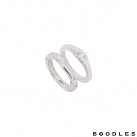 Boodles Platinum Diamond Bridal Set Ring